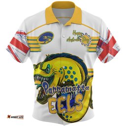 Amazing Aussie Parramatta Eels Happy Australia Day We Are One And Free Hawaiian Shirt