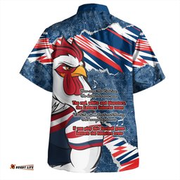 Amazing Aussie Sydney Roosters Theme Song Hawaiian Shirt