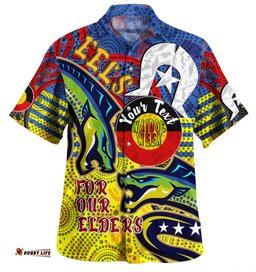 Amazing Aussie Parramatta Eels Naidoc Week Custom Parramatta Eels Naidoc Week For Our Elders With Dot Art Hawaiian Shirt