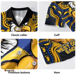 Amazing Aussie West Coast Eagles Spirit Warriors Of The Game Hawaiian Shirt