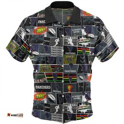 Amazing Aussie Penrith Panthers Team Of Us Die Hard Fan Supporters Comic Style Hawaiian Shirt