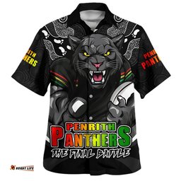 Amazing Aussie Penrith Panthers Final Clash Battle Edition Hawaiian Shirt