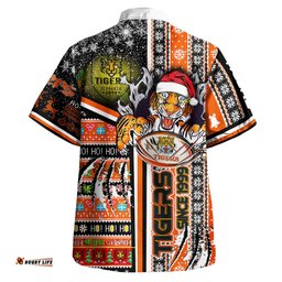 Amazing Aussie Australia Tigers Merry Super Tigers Christmas Scratch Ho Ho Ho Hawaiian Shirt