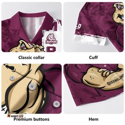 Amazing Aussie Queensland Maroons Queenslander Spirit Maroons Legacy Hawaiian Shirt