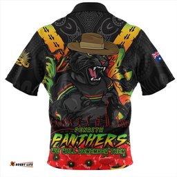 Amazing Aussie Penrith Panthers Ripped Legacy Of The Game The ANZAC Spirit Lives On Hawaiian Shirt