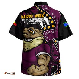 Amazing Aussie Queensland Maroons NAIDOC Indigenous Warrior Spirit Hawaiian Shirt