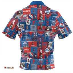 Amazing Aussie Newcastle Knights Sport Team Of Us Die Hard Fan Supporters Comic Style Hawaiian Shirt