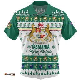 Amazing Aussie Tasmania Christmas Merry Chrissie Hawaiian Shirt