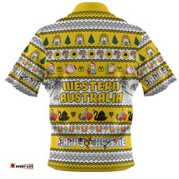 Amazing Aussie Western Australia Christmas Custom Happy Chrissie Ugly Style Hawaiian Shirt