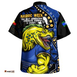 Amazing Aussie Parramatta Eels NAIDOC Indigenous Warrior Spirit Hawaiian Shirt