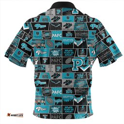Amazing Aussie Port Adelaide Legacy Of The Pride Comic Style Hawaiian Shirt