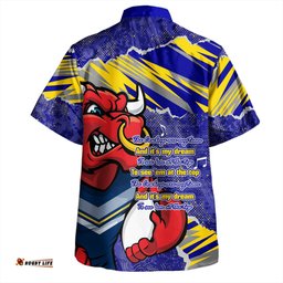 Amazing Aussie North Queensland Cowboys Theme Song Hawaiian Shirt