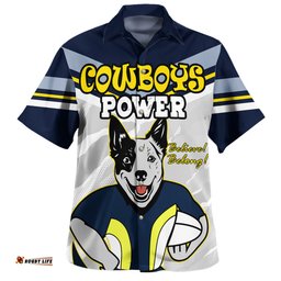 Amazing Aussie North Queensland Cowboys Custom North Queensland Cowboys Supporter Hawaiian Shirt