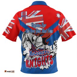 Amazing Aussie Newcastle Knights Happy Australia Day We Are One And Free Hawaiian Shirt