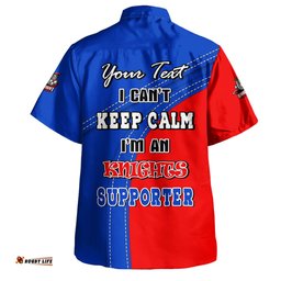 Amazing Aussie Newcastle Knights Custom Team Of Us Die Hard Fan Supporters Hawaiian Shirt
