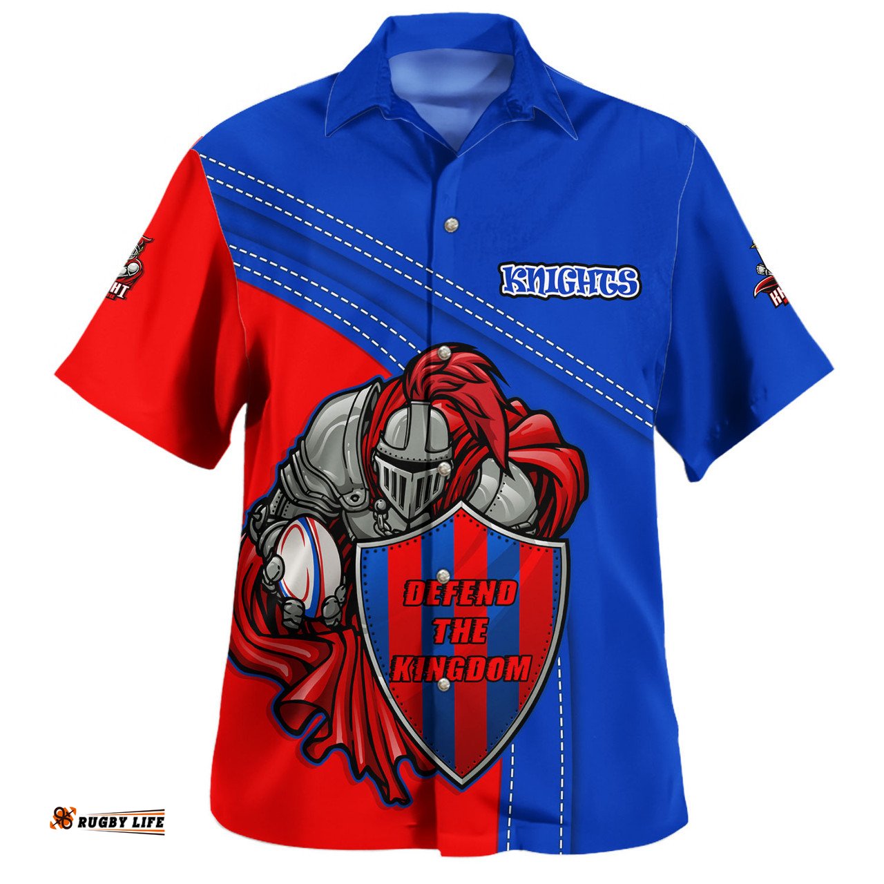 Amazing Aussie Newcastle Knights Custom Team Of Us Die Hard Fan Supporters Hawaiian Shirt