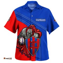 Amazing Aussie Newcastle Knights Custom Team Of Us Die Hard Fan Supporters Hawaiian Shirt