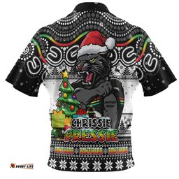 Amazing Aussie Penrith Panthers Aussie Ugly Christmas For Die Hard Fan Supporters Hawaiian Shirt