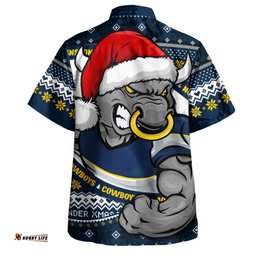 Amazing Aussie North Queensland Cowboys Ugly Knit Style For Christmas Game Fans Hawaiian Shirt