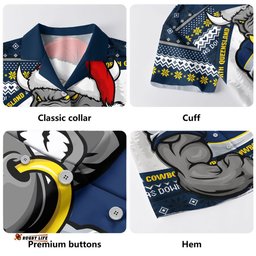 Amazing Aussie North Queensland Cowboys Ugly Knit Style For Christmas Game Fans Hawaiian Shirt
