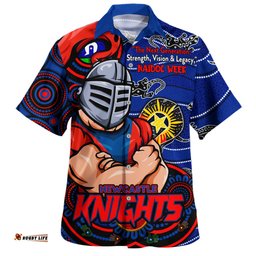 Amazing Aussie Newcastle Knights Spirit Of NAIDOC Series Hawaiian Shirt
