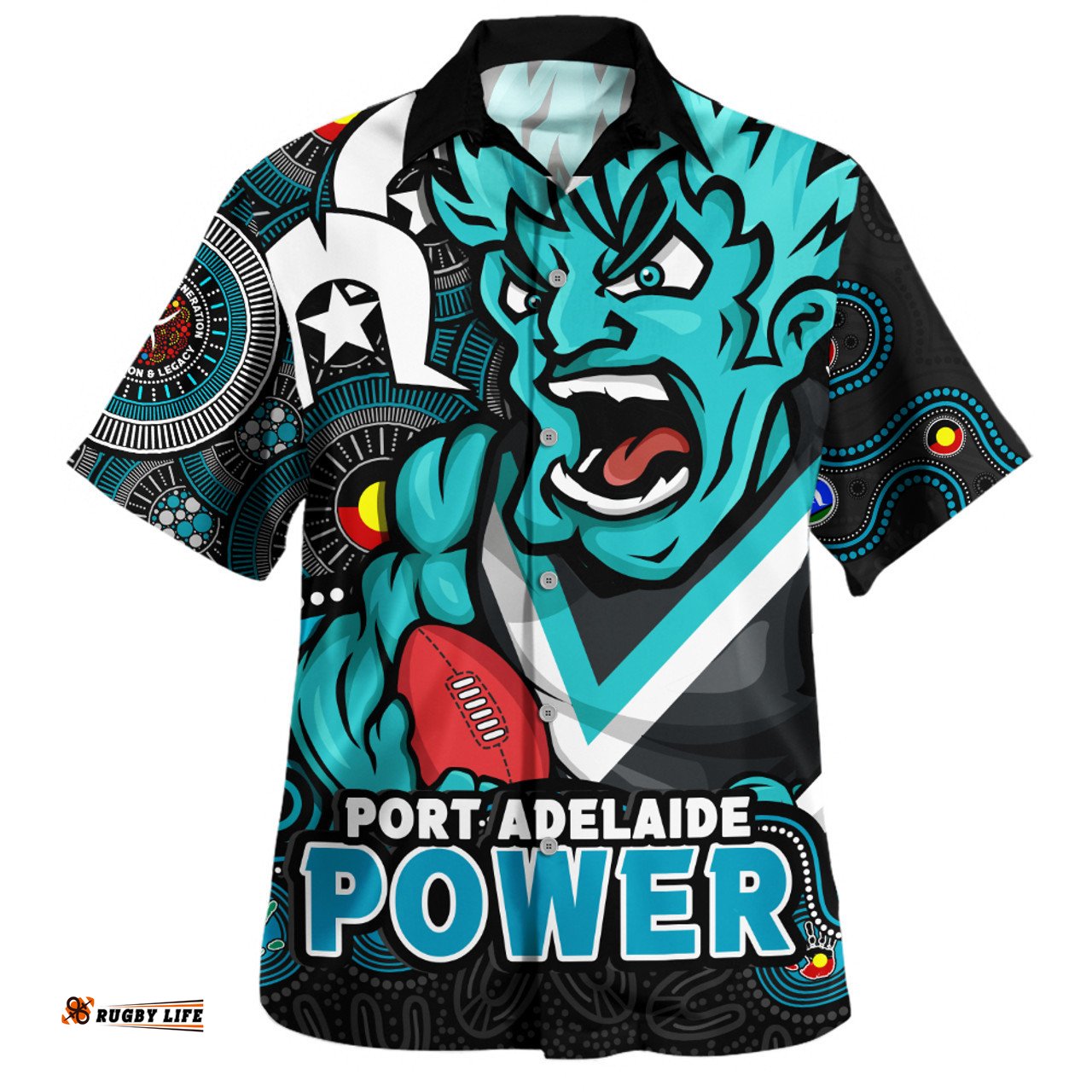 Amazing Aussie Port Adelaide NAIDOC Spirit Of Country Hawaiian Shirt