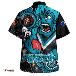 Amazing Aussie Port Adelaide Power Through Generations NAIDOC Edition Hawaiian Shirt