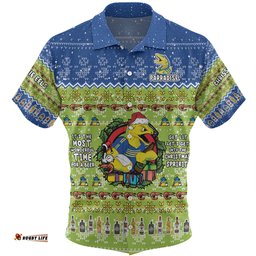 Amazing Aussie Parramatta Eels Christmas Custom Chrissie Spirit Hawaiian Shirt