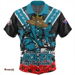 Amazing Aussie Port Adelaide Ripped Legacy Of The Game The ANZAC Spirit Lives On Hawaiian Shirt