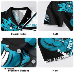 Amazing Aussie Port Adelaide Battlefield Glory Gear Hawaiian Shirt