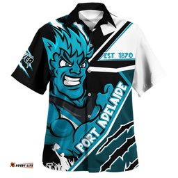 Amazing Aussie Port Adelaide Battlefield Glory Gear Hawaiian Shirt