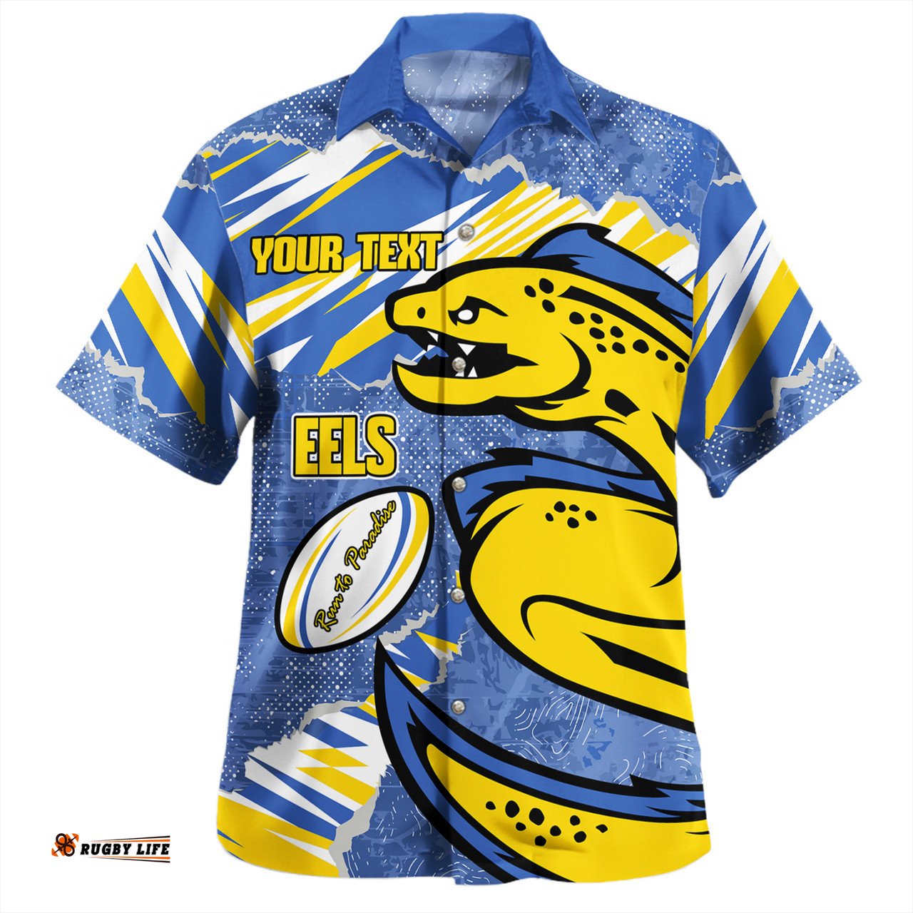 Amazing Aussie Parramatta Eels Sport Theme Song Hawaiian Shirt