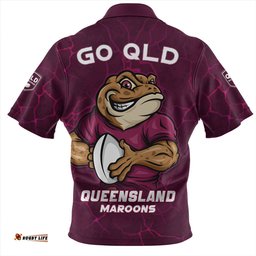 Amazing Aussie Queensland Maroons Go QLD Maroons Break The Limit Hawaiian Shirt