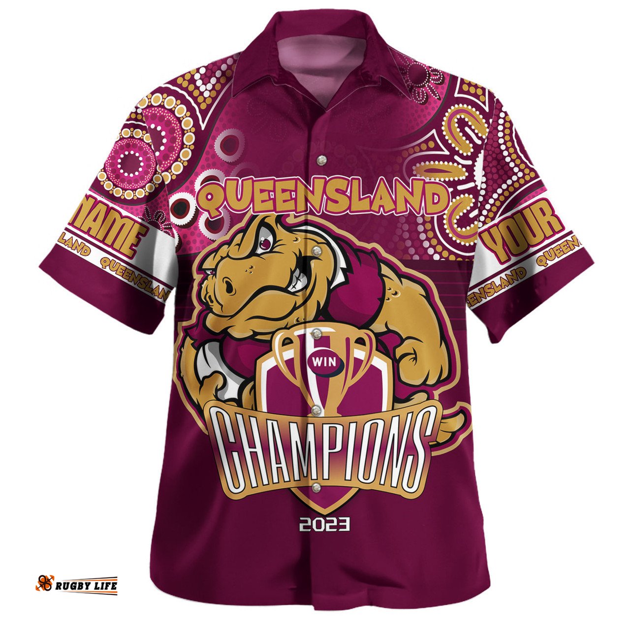 Amazing Aussie Cane Toads Sport Custom Talent Win Games But Teamwork And Intelligence Win Championships With Aboriginal Style Hawaiian Shirt