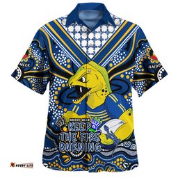 Amazing Aussie Parramatta Eels Aboriginal Inspired Naidoc Week Custom For Die Hard Fan Supporters Hawaiian Shirt