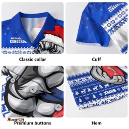 Amazing Aussie North Melbourne Merry Christmas Down Under Footy Power Style Hawaiian Shirt
