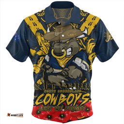 Amazing Aussie North Queensland Cowboys Ripped Legacy Of The Game The ANZAC Spirit Lives On Hawaiian Shirt
