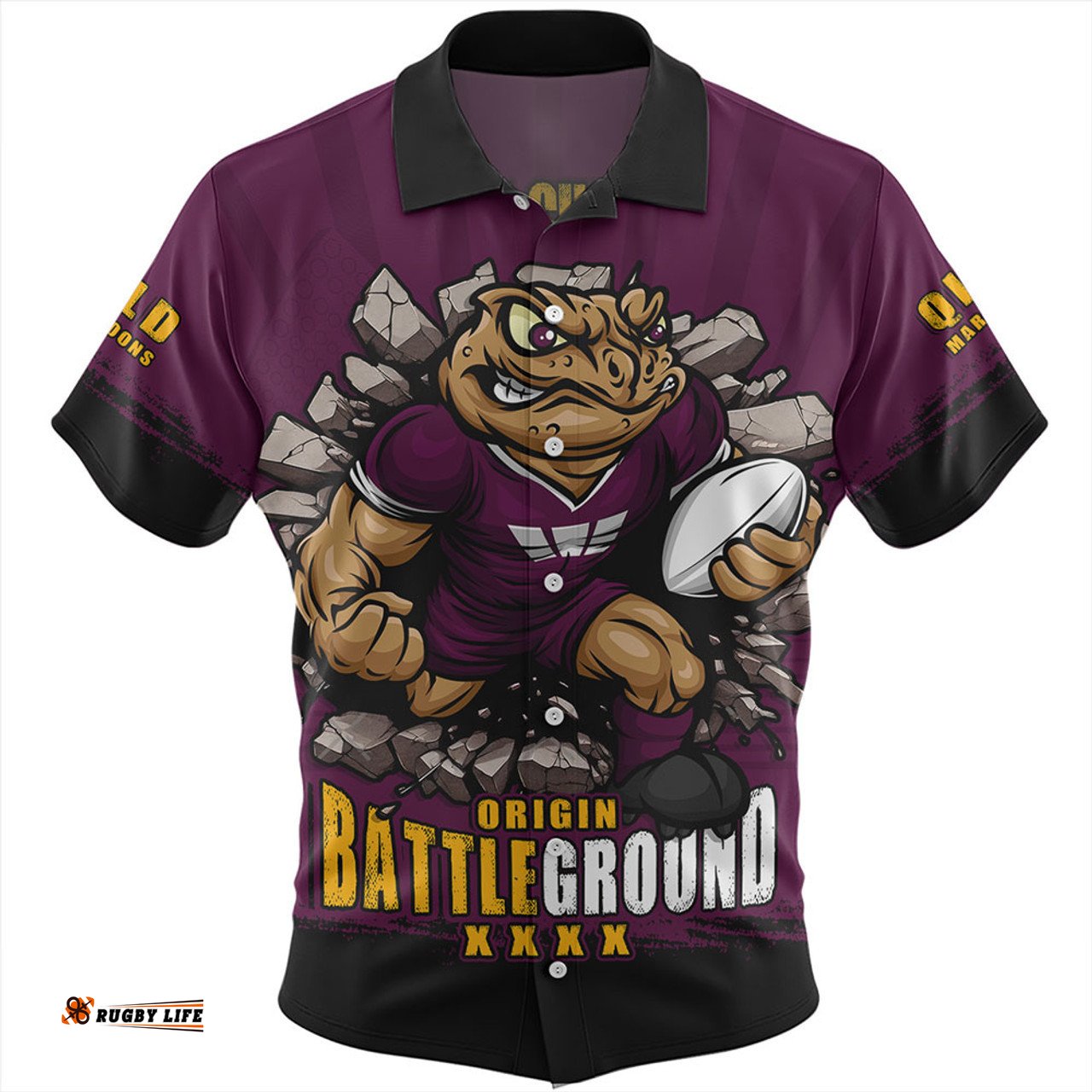 Amazing Aussie Queensland Maroons Dynasty Of Maroons Hawaiian Shirt