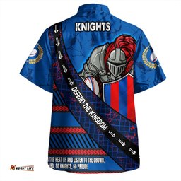Amazing Aussie Newcastle Knights Sport Theme Song For Rugby With Sporty Style Hawaiian Shirt