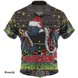 Amazing Aussie Penrith Panthers Christmas Custom Christmas Knit Patterns Vintage Jersey Ugly Hawaiian Shirt