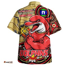 Amazing Aussie Redcliffe Dolphins Spirit Of NAIDOC Series Hawaiian Shirt
