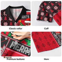 Amazing Aussie St Kilda Merry Christmas Knit Style Festive Spirit Hawaiian Shirt
