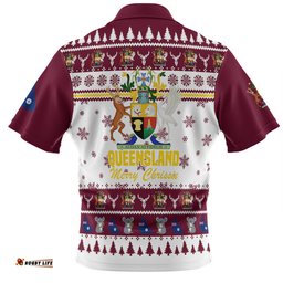 Amazing Aussie Queensland Christmas Merry Chrissie Hawaiian Shirt
