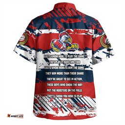 Amazing Aussie Sydney Roosters Theme Song Inspired Hawaiian Shirt