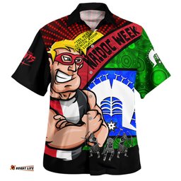 Amazing Aussie St Kilda NAIDOC Week Pride Edition Hawaiian Shirt