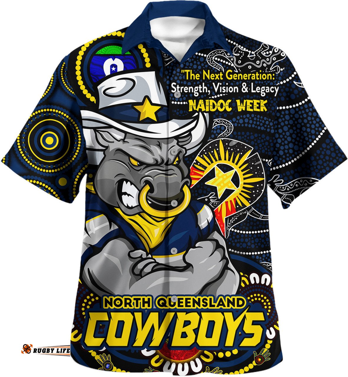 Amazing Aussie North Queensland Cowboys Spirit Of NAIDOC Series Hawaiian Shirt