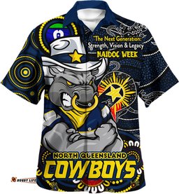 Amazing Aussie North Queensland Cowboys Spirit Of NAIDOC Series Hawaiian Shirt