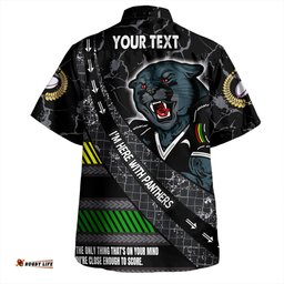 Amazing Aussie Penrith Panthers Theme Song For Rugby With Sporty Style Hawaiian Shirt
