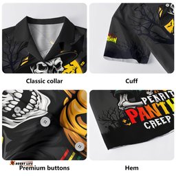 Amazing Aussie Penrith Panthers Dark Moon Rugby Halloween Battle Edition Hawaiian Shirt
