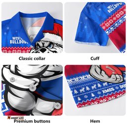 Amazing Aussie Western Bulldogs Merry Christmas Down Under Footy Power Style Hawaiian Shirt